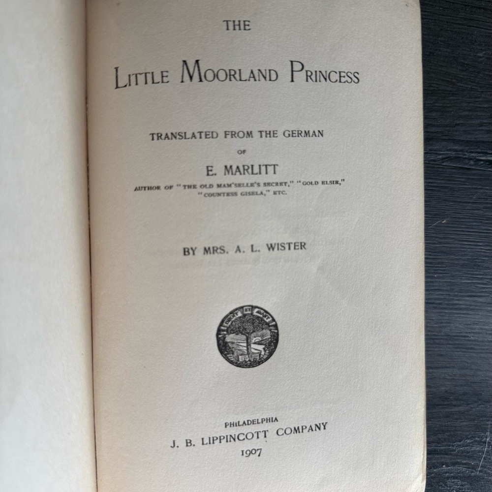 The Little Moorland Princess Book